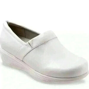 Softwalk Meredith Sport Clog Medium Width White Nursing Women’s Size 9